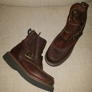 Georgia Boot Boys Wellington Side Zip